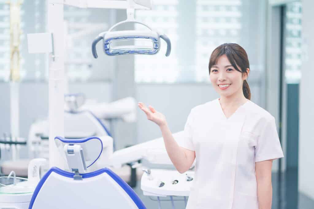 女性　歯科衛生士　ポートレート