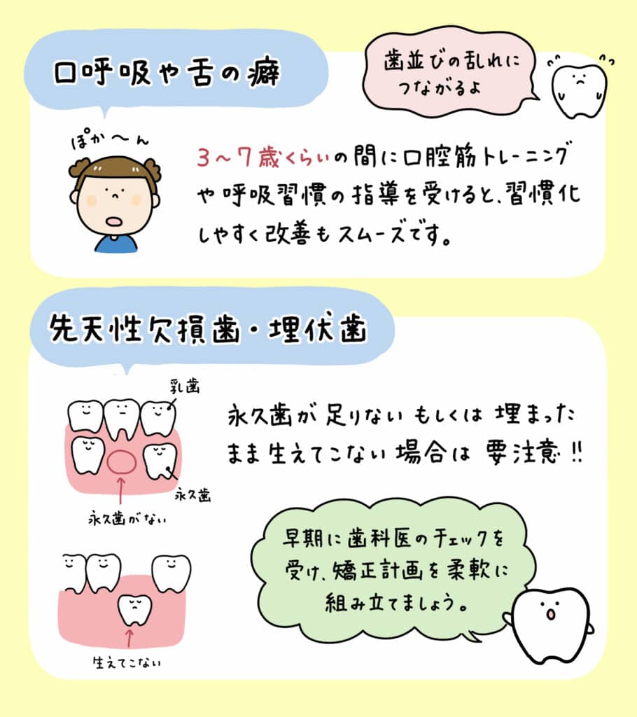 子供の歯列矯正いつから_11_子どもの矯正を始める最適な時期や治療方法を、年齢や症例、費用など多角的にイラストで解説